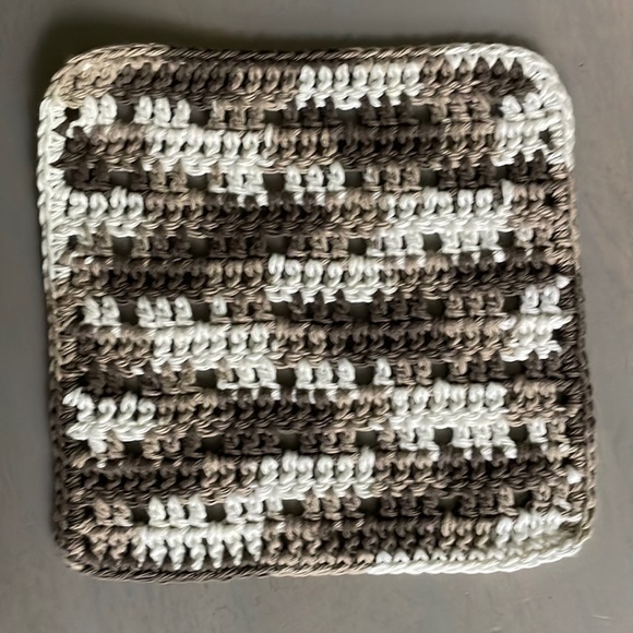 Soap Saver Bag + Washcloth Bath Set - Hand Crafted Crochet 100% Cotton - Picture 5 of 11